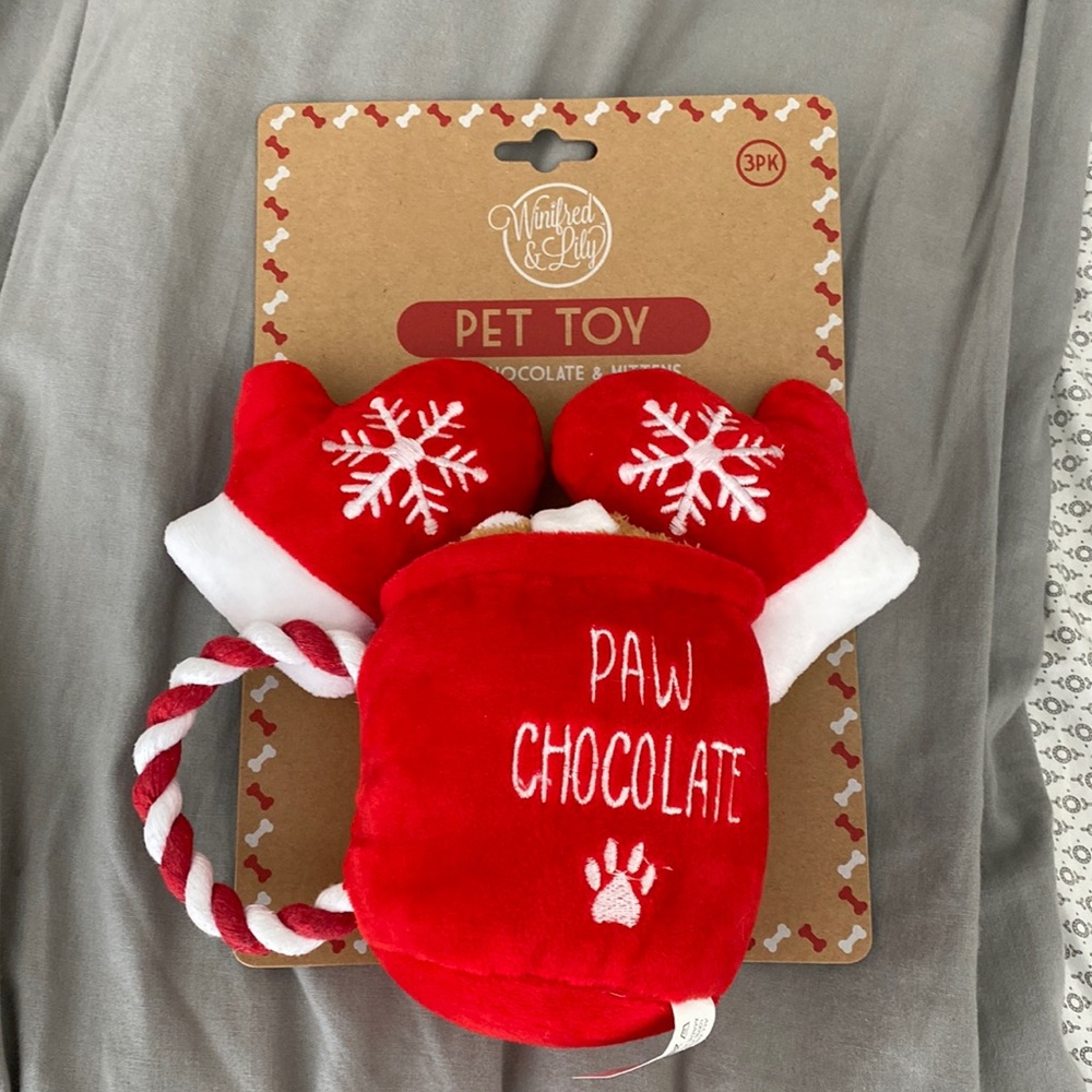 Hot Cocoa Dog Toy